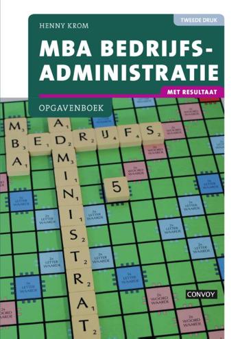 9789463170390 - MBA Bedrijfsadministratie met Resultaat Opgavenboek