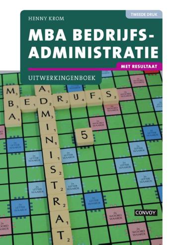 9789463170406 - MBA Bedrijfsadministratie met Resultaat Uitwerkingen