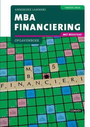 9789463170420 - MBA Financiering met Resultaat Opgavenboek