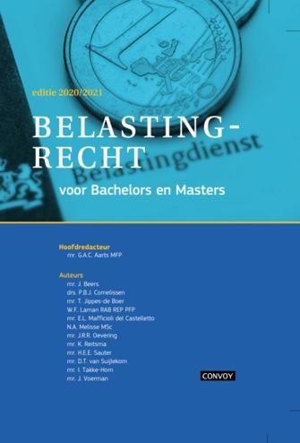 9789463172073 - Belastingrecht voor Bachelors en Masters Theorieboek 2020-2021