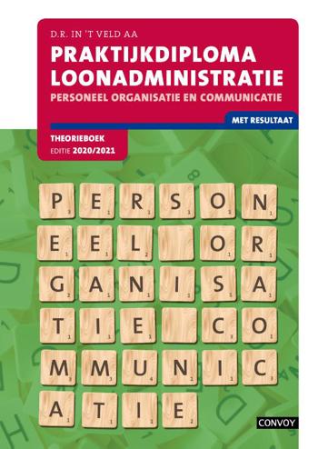 9789463172240 - PDL Personeel Organisatie Communicatie Theorieboek 2020-2021