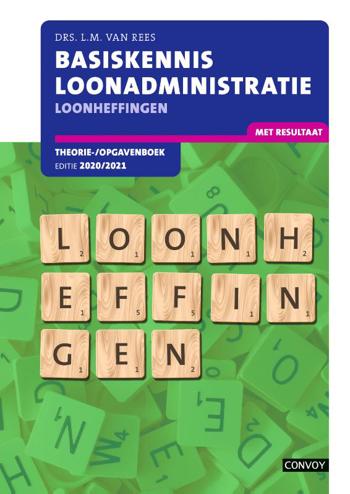 9789463172271 - BKL Loonheffingen Theorie-opgavenboek 2020-2021