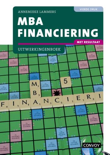 9789463172868 - MBA Financiering met resultaat Uitwerkingenboek