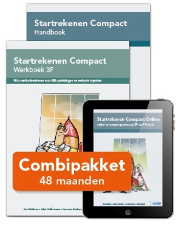 9789463260992 - Startrekenen compact 3f combipakket hndb + wrkb + lic 48 mnd