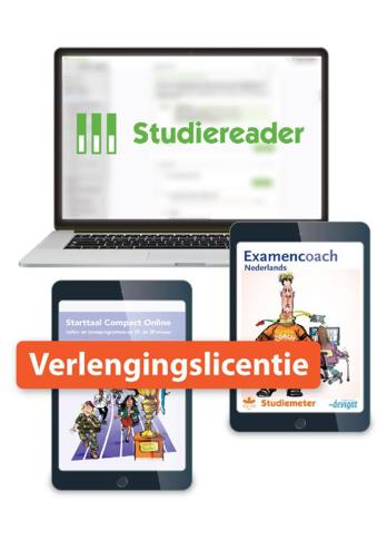 9789463263047 - Studiereader Starttaal Compact 2F/3F verlengingslicentie 12 mnd