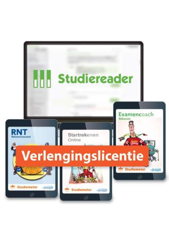 9789463263085 - Studiereader Startrekenen mbo verlengingslicentie 6 mnd