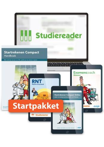 9789463263115 - Studiereader Startrekenen Compact 2f/3f handbk + lic 12 mnd