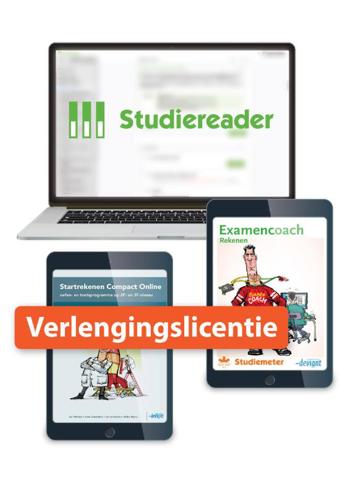 9789463263122 - (ECK) Studiereader Startrekenen Compact 2f/3f verlengingslicentie 12 mnd