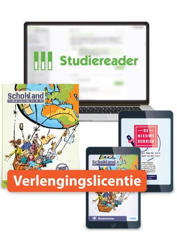 9789463263214 - Studiereader Schokland verlengingslicentie voor 12 maanden