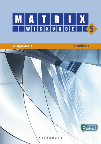 9789463374019 - Matrix wiskunde 5 analyse 1 doorstroom basis handboek (+Portaal)