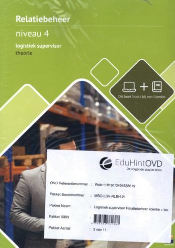 9789463761383 - Logistiek supervisor Relatiebeheer Licentie + boek