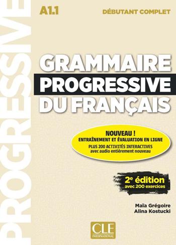 9789463921893 - Grammaire progressive du français 2e édition - niveau déb. complet livre + CD audio + appli
