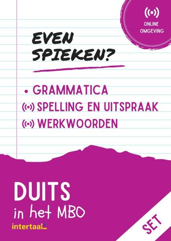 9789463923408 - Even Spieken - Duits in het MBO (set)