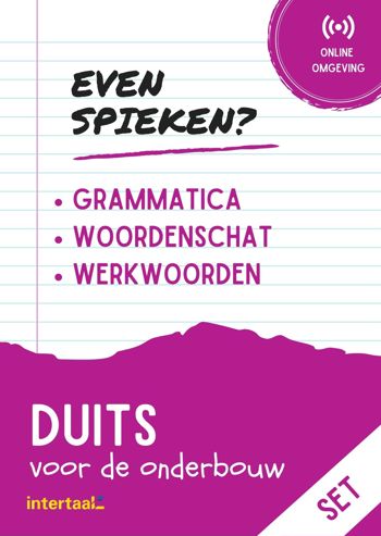 9789463923439 - Even Spieken - Duits voor de onderbouw (set)
