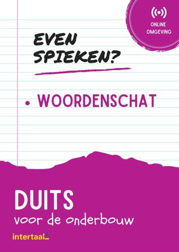 9789463923453 - Even Spieken - Woordenschat Duits voor de onderbouw