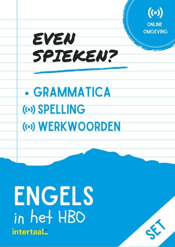 9789463923521 - Even Spieken - Engels in het HBO (set)
