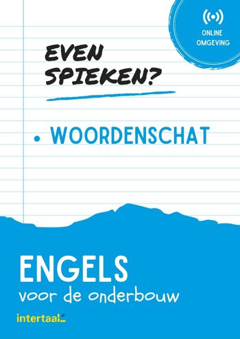 9789463923569 - Even Spieken - Woordenschat Engels voor de onderbouw