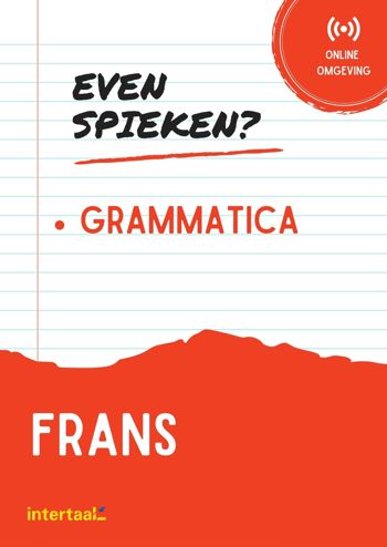 9789463923590 - Even Spieken - Frans grammatica