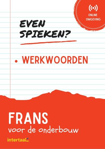 9789463923682 - Even Spieken - Werkwoorden Frans voor de onderbouw