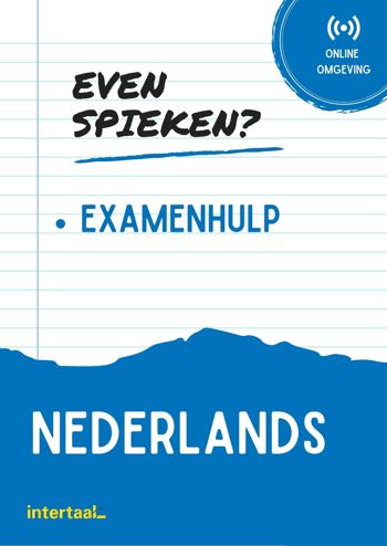 9789463923811 - Even Spieken - Examenhulp Nederlands