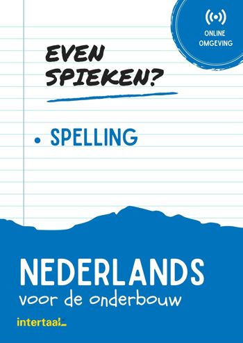 9789463923842 - Even Spieken - Spelling Nederlands voor de onderbouw