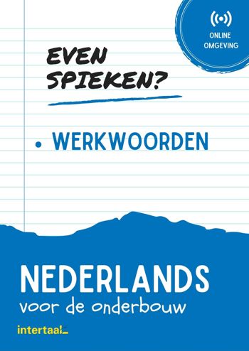 9789463923859 - Even Spieken - Werkwoorden Nederlands voor de onderbouw