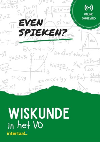 9789463923927 - Even Spieken - Wiskunde in het VO