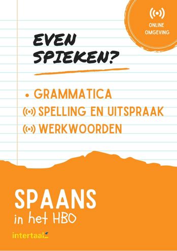 9789463924061 - Even Spieken - Spaans in het HBO (set)