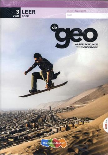 9789464136555 - De Geo LRN-line in Learnbeat + boek 3 vwo