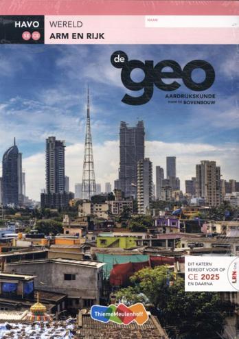 9789464138450 - De Geo LRN-line (CE 2025 ev) in Learnb+boek havo Arm en rijk