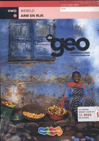 9789464138504 - De Geo LRN-line (SE) in Learnbeat + boek vwo Arm en rijk