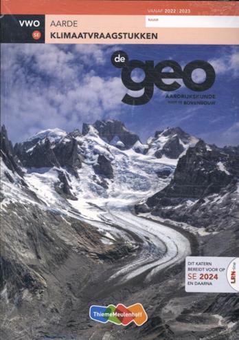 9789464138511 - De Geo LRN-line (SE) in Learnbt + bk vwo klimaatvraagstukken