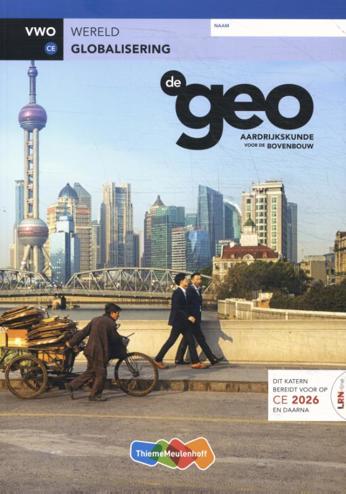 9789464138535 - De Geo LRN-line (CE 2026 ev) in Learnb +bk vwo Globalisering
