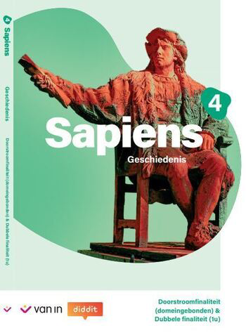 9789464174717 - Sapiens 4 D DG D/A leerwerkboek 1u (incl diddit)