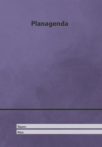 9789464205244 - Planagenda A4 -2 - niet gedateerd