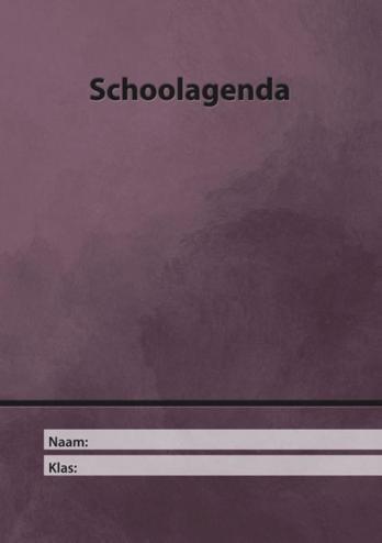 9789464205343 - Schoolagenda 17x24 - niet gedateerd