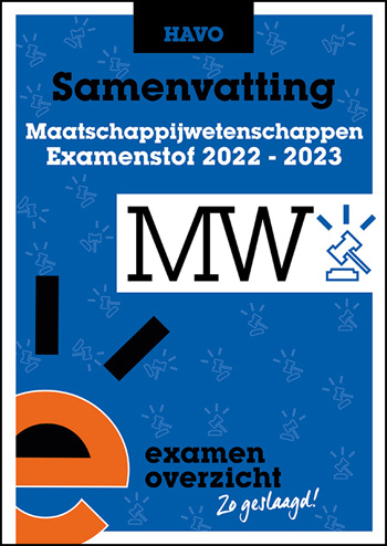 9789464380262 - Samenvatting Examenstof Maatschappijwetenschap HAVO 2022-2023