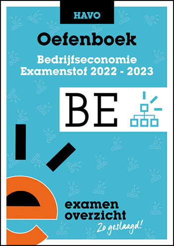 9789464380811 - Oefenboek Examenstof bedrijfseconomie HAVO 2022-2023