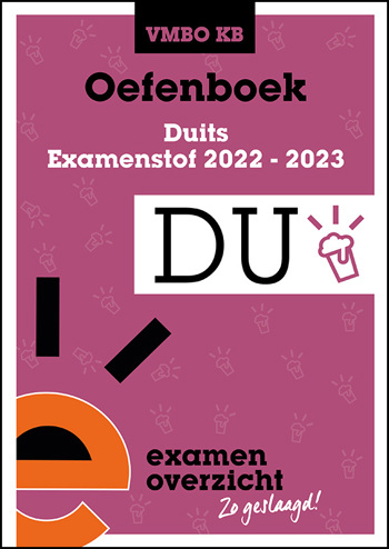 9789464381221 - Oefenboek Examenstof Duits VMBO KB 2022-2023