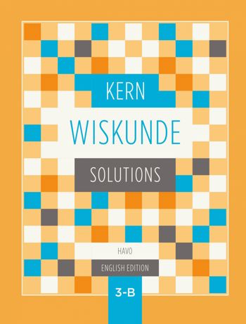 9789464420067 - KERN Wiskunde English edition 3 havo oplossingenboek deel B
