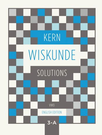 9789464420098 - KERN Wiskunde English edition 3 vwo oplossingenboek deel A