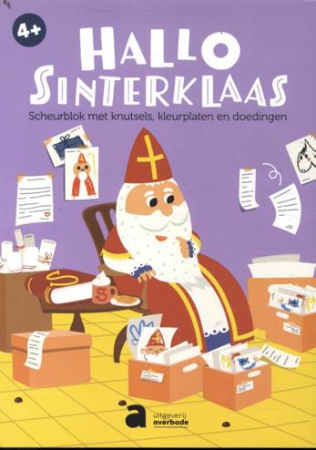 9789464452716 - Hallo Sinterklaas Scheurblok met knutsels, kleurplaten en doedingen