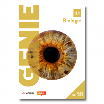 9789464706710 - Genie Biologie 3.1 leerschrift 1u (editie 2024) (+ diddit)