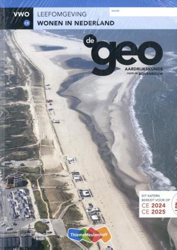 9789464880632 - De Geo LRN-line in Learnbeat vwo Wonen in Ned (CE 2024 + 2025) lic+bk