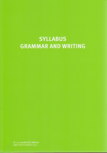 9789490227043 - Syllabus grammar and writing