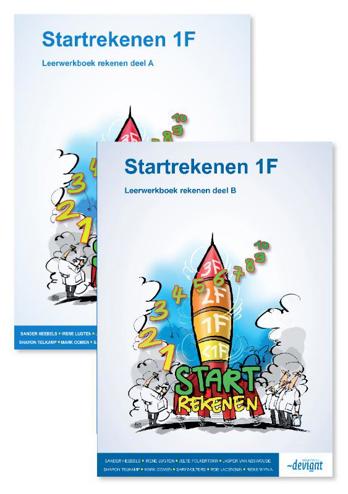 9789490998363 - Startrekenen 1f leerwerkboek deel a+b
