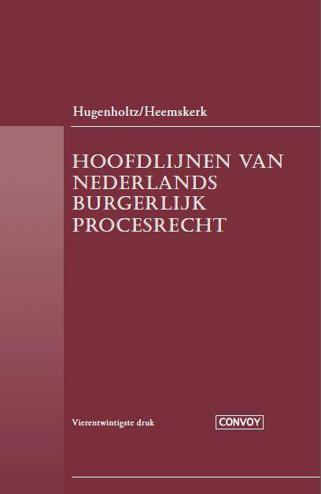 9789491725548 - Hoofdlijnen van Nederlands Burgerlijk Procesrecht