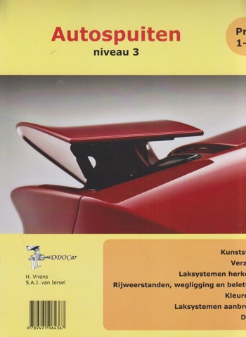 9789491964367 - Autospuiten niveau 3 PRO1 PRO2 en PRO3