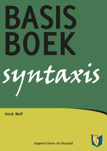 9789492190772 - Basisboek syntaxis