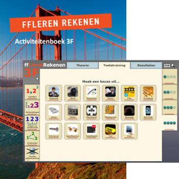 9789492291233 - ffLeren Rekenen 3F MBO boek + software